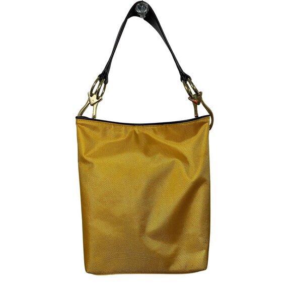 Jean Pierre Kliffa Paris Nylon Bucket Bag Clementine in Yellow - Picture 4 of 15